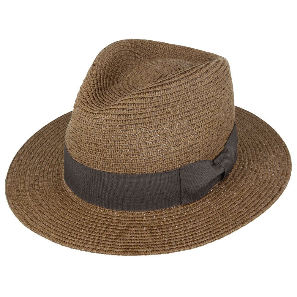 Ballybar Summer Straw Fedora Hat - Ballybar