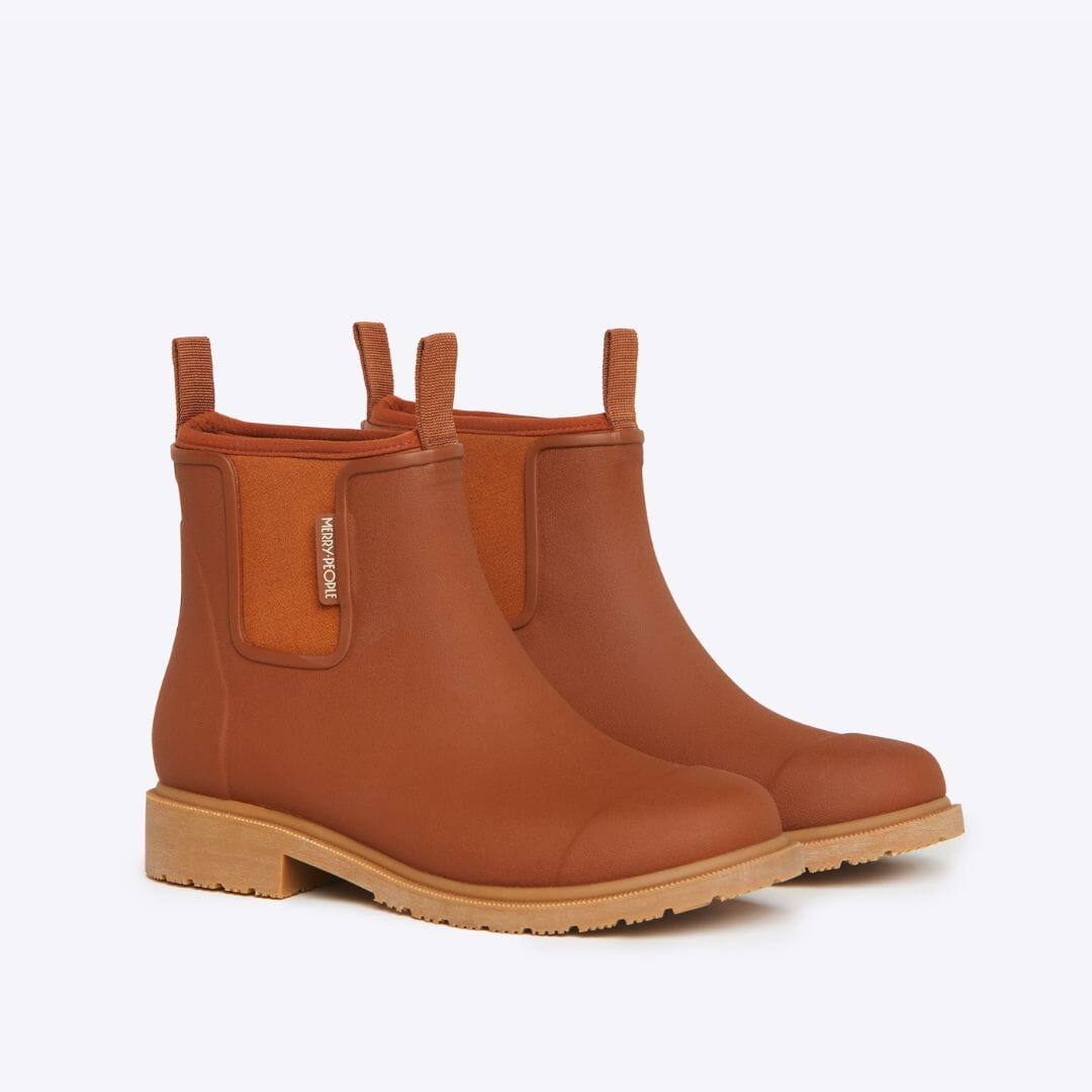 Bobbie-Ankle Boot Boot Merry People 3 Rust Ankle Wellington Boot