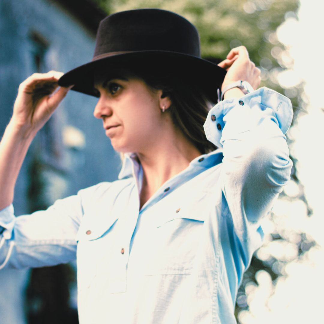 Ballybar Fedora Hat and Ballybar Sky Blue Shirt