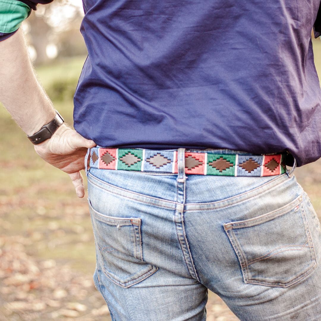 Ballybar X Pampeano Leather Belt Belt Ballybar Forest 85cm