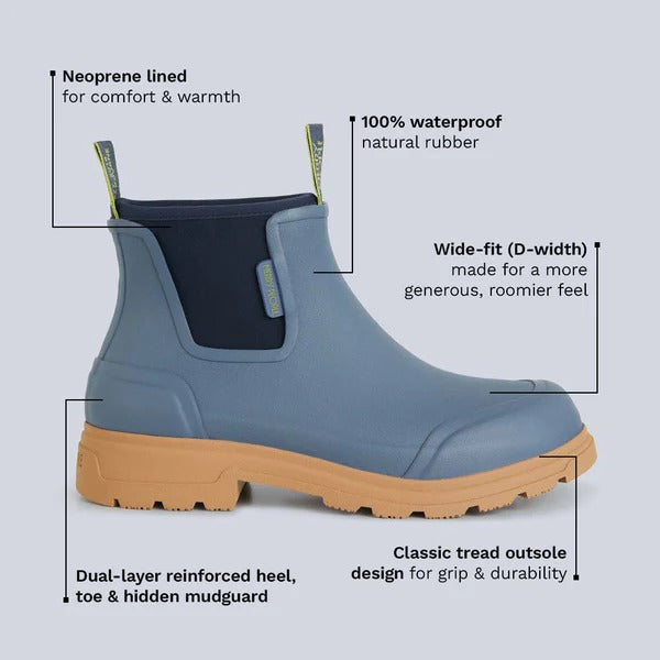 Oberon Ankle Boot - The Ultimate Wide-Fit Waterproof Boot