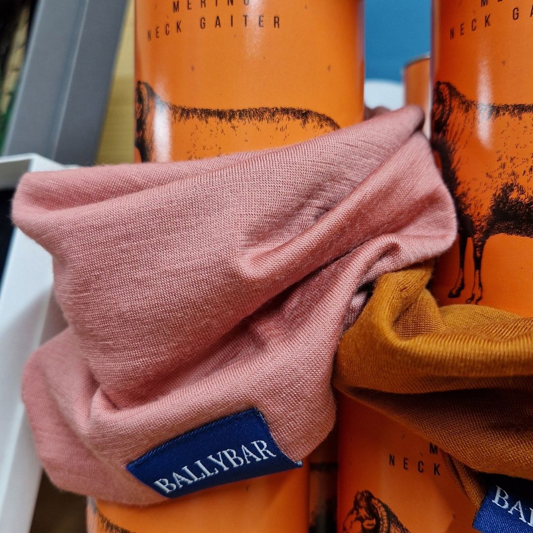 The Ram Neck Gaiter - 100% Merino Wool Neck Gaiter Ballybar Guava