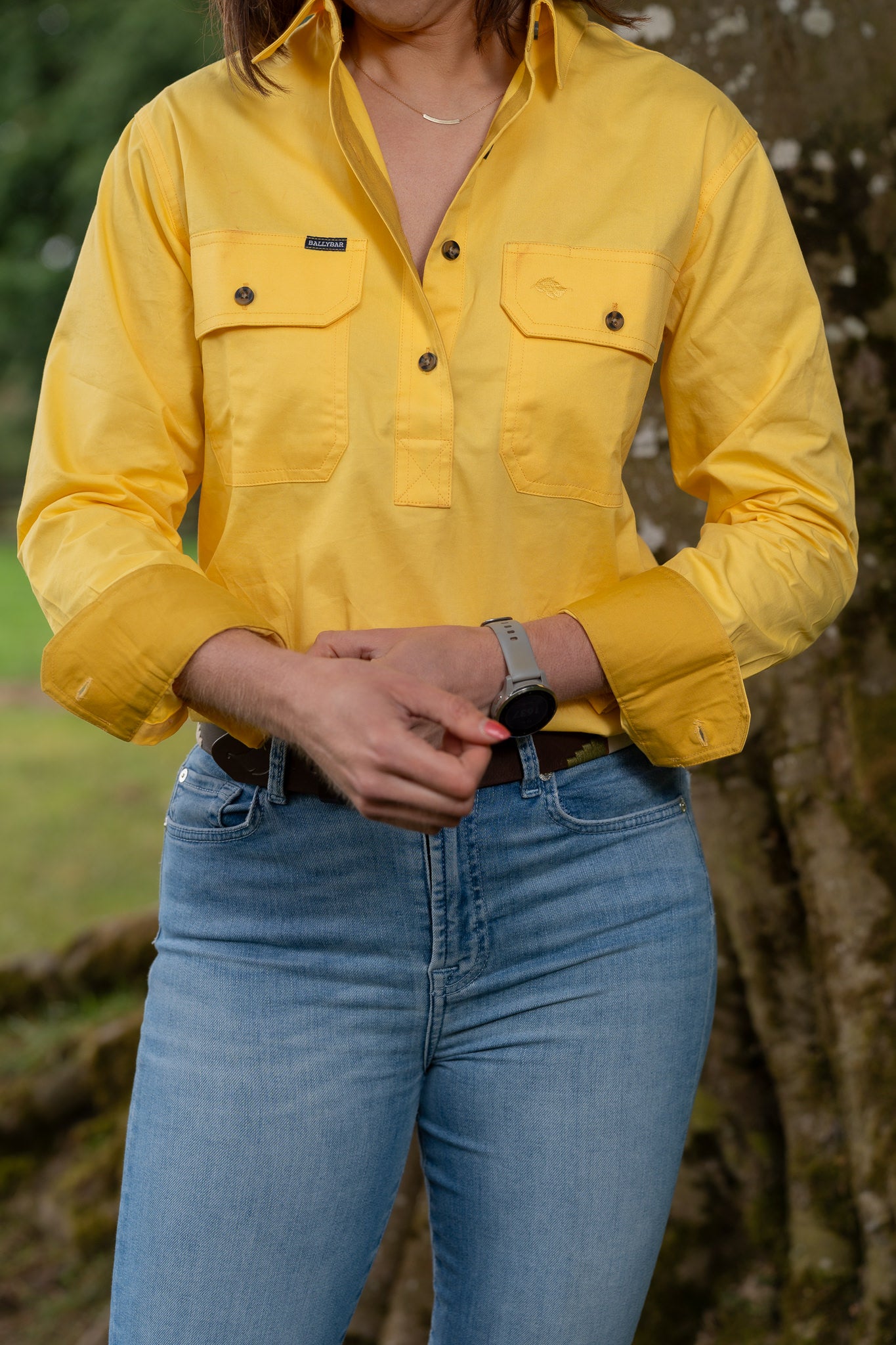 Women's Country Cotton Shirt — Contrast