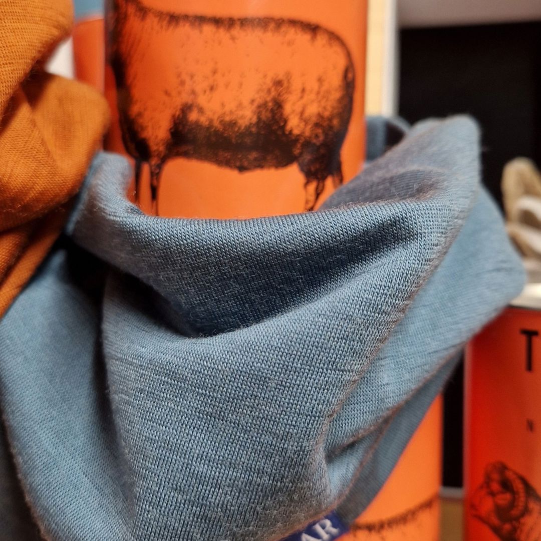 The Ram Neck Gaiter - 100% Merino Wool Neck Gaiter Ballybar Teal