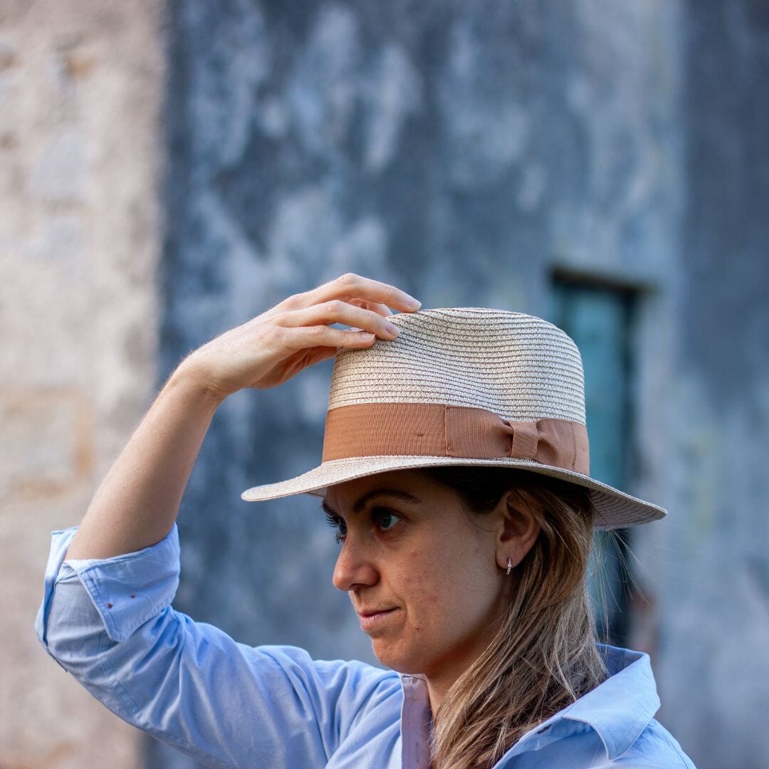 Ballybar Summer Straw Fedora Hat - Ballybar