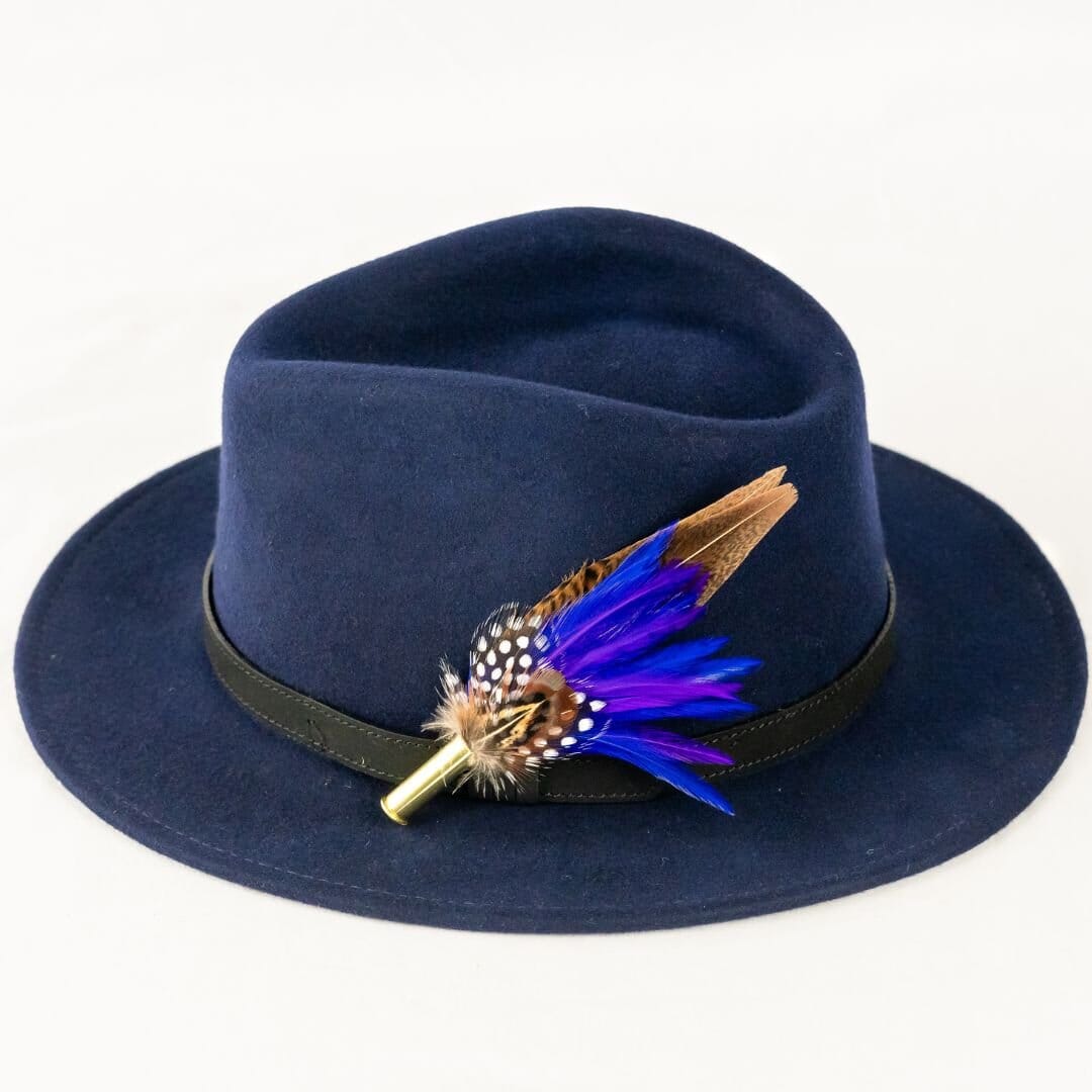 Feather Pins & Brooches Small Fedora Ballybar
