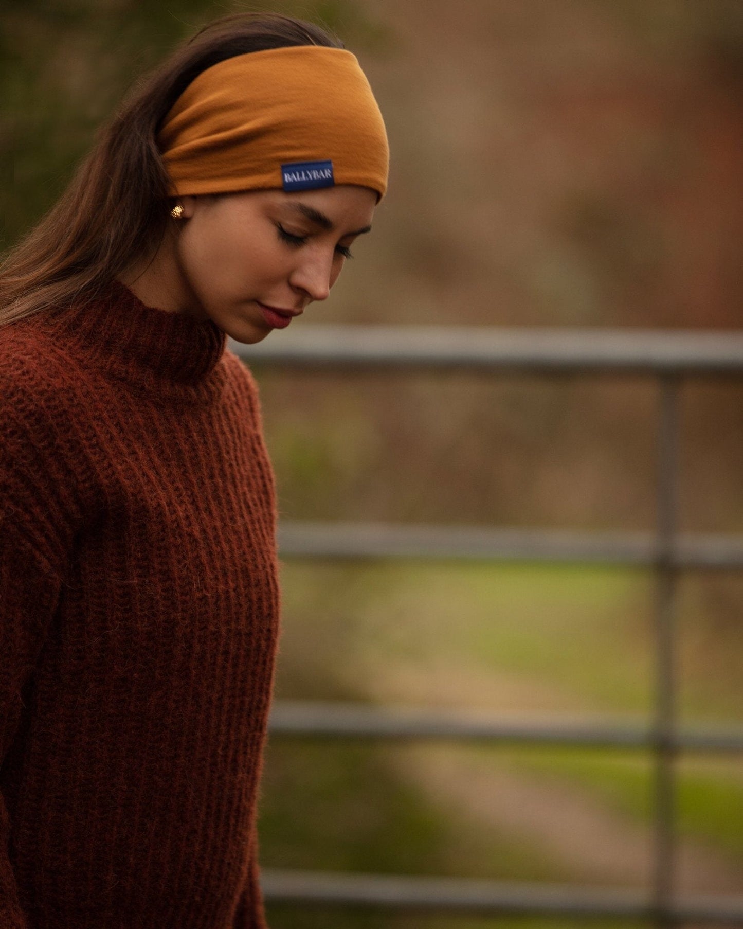 Ram Neck Gaiter 100% Merino Wool Neck Warmer Ballybar Mustard