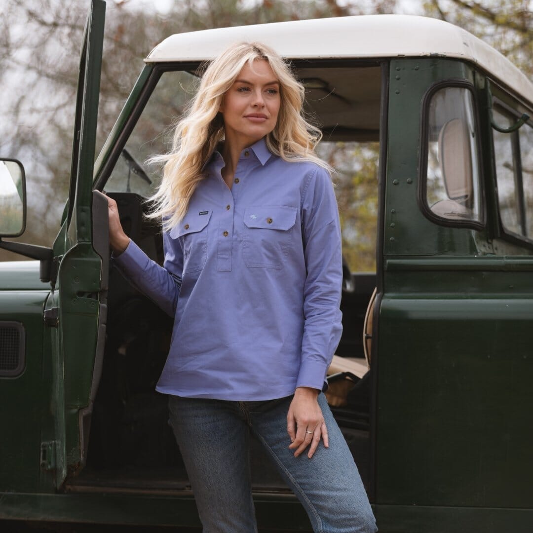 Women's Country Cotton Work Shirt Ballybar 