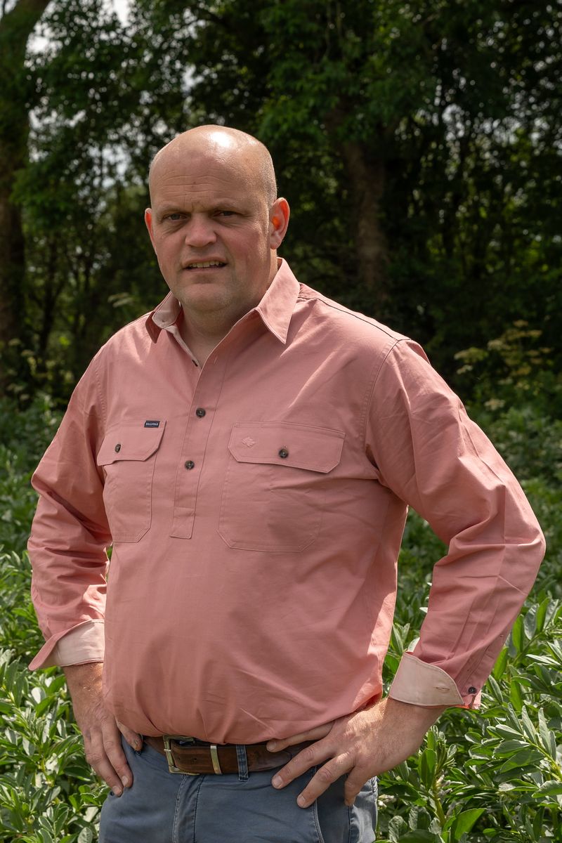 Men's Country Cotton Shirt -Contrast