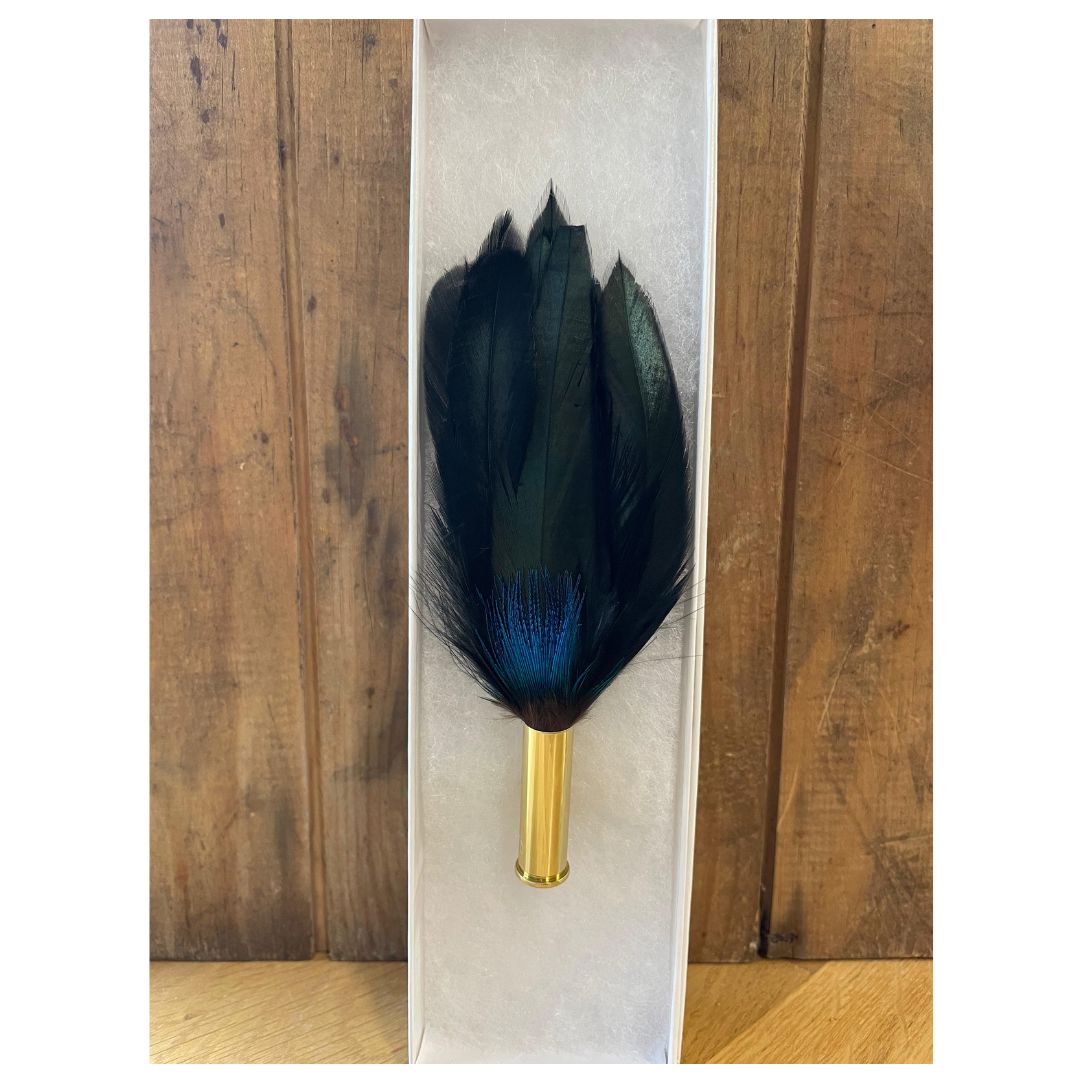 Feather Pins & Brooches Small Fedora Ballybar Blue Hue 