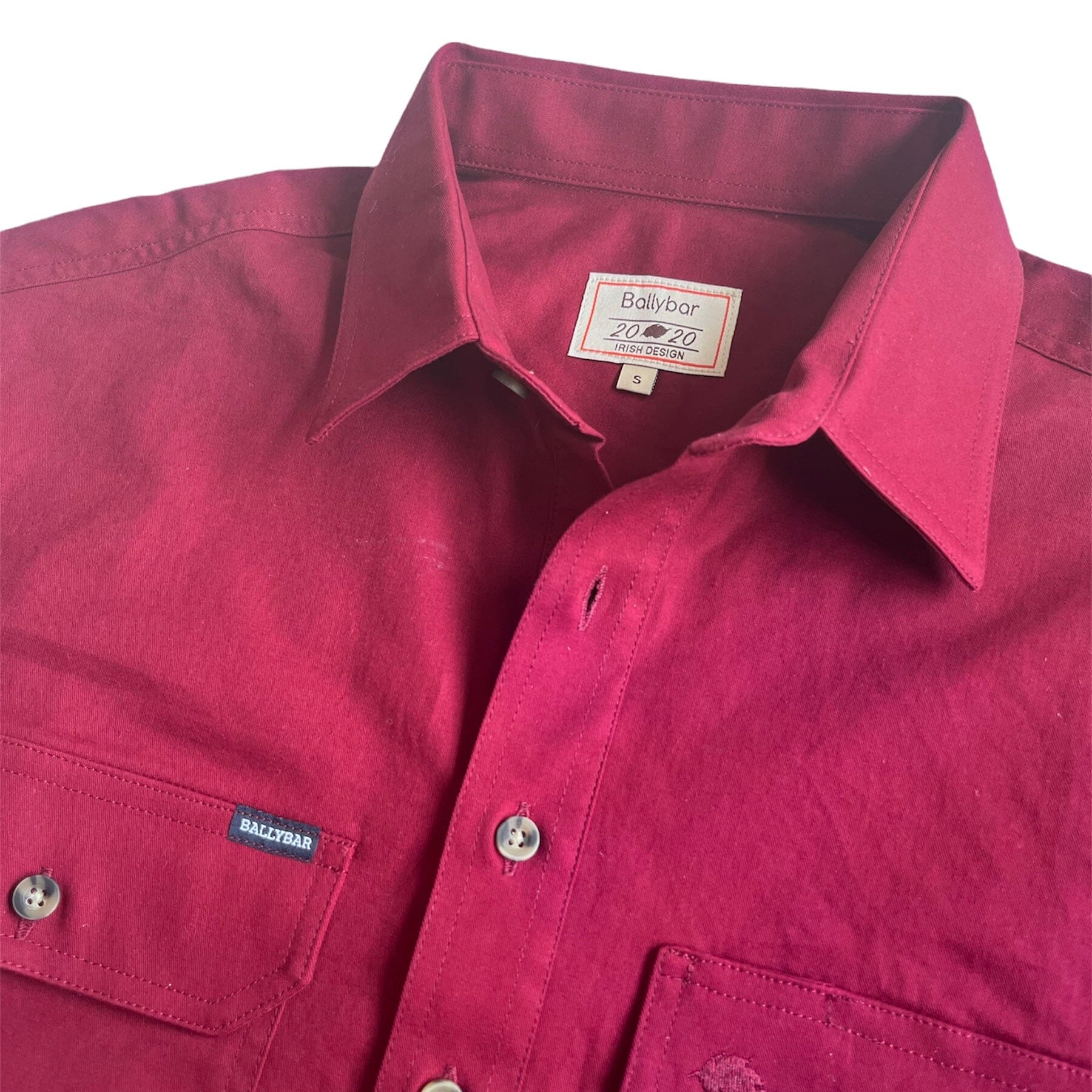 Men's Country Cotton Work Shirt -Short Sleeve - Ballybar