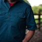 Men's Country Cotton Work Shirt -Short Sleeve Shirts Ballybar 