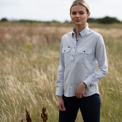 Women's Country Cotton Work Shirt - Long Sleeved (Original) - Ballybar